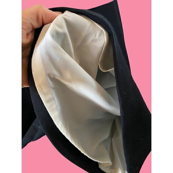 Tory Burch Tweed Wool Sheath Dress size 10 Black Off White Shift - Picture 4 of 14